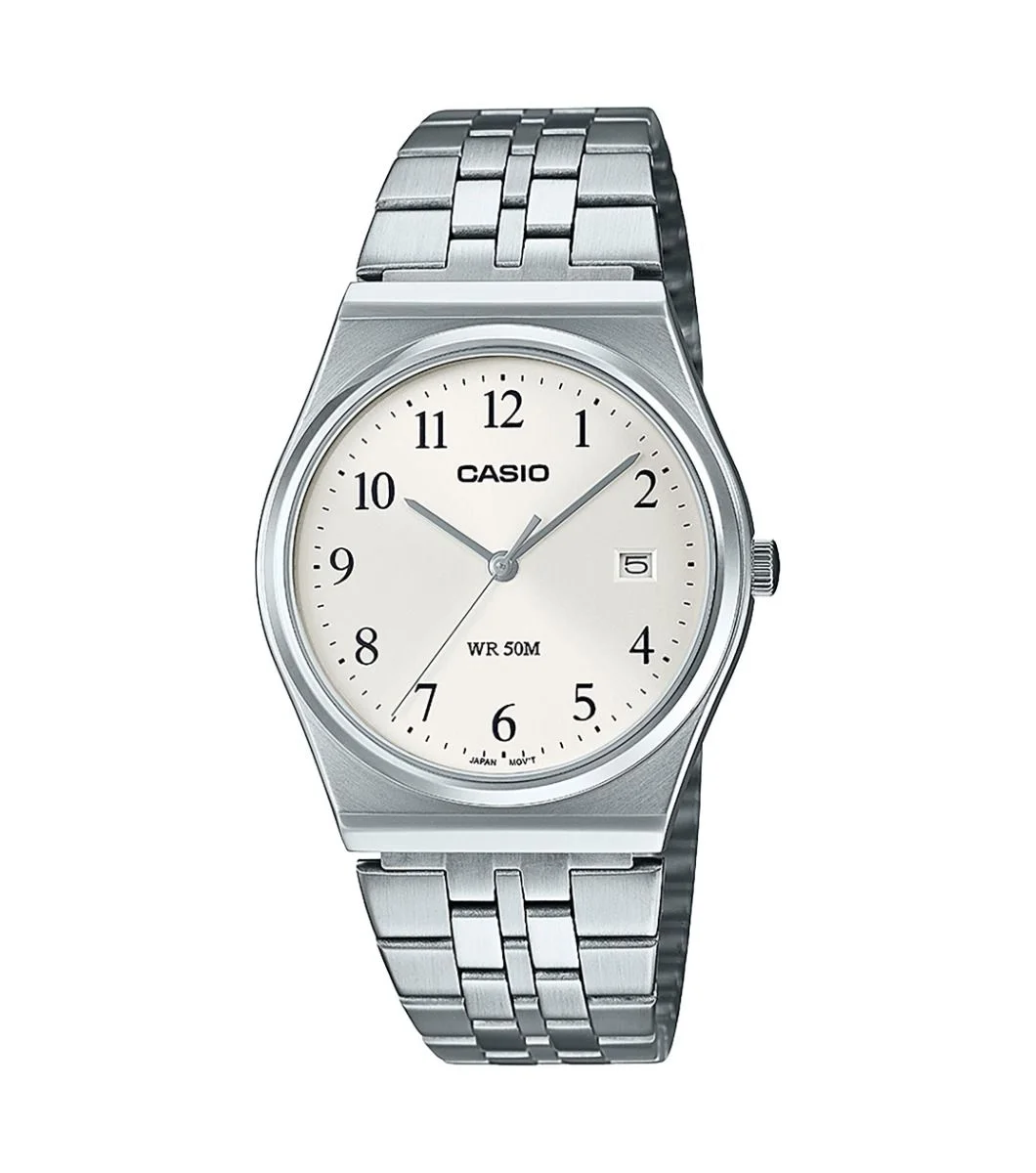 Casio Orologio Solo Tempo Acciaio MTP-B145D-7BVEF Stainless