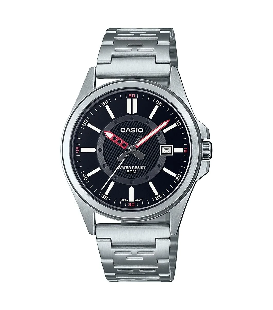 Casio Orologio Solo Tempo Acciaio MTP E700D 1EVEF Stainless