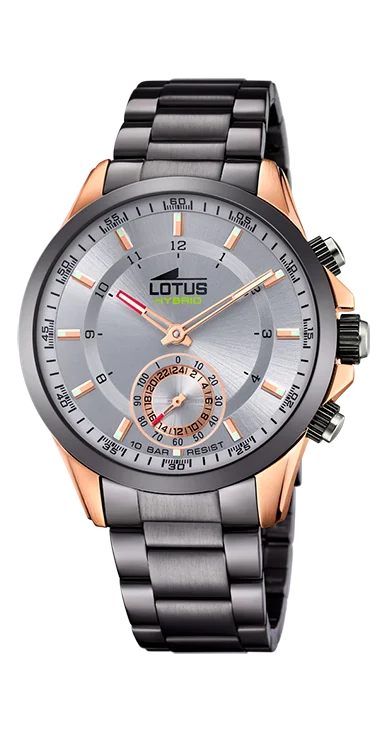 18808 1 Lotus Orologio Ibrido Uomo Acciaio Antracite Stainless