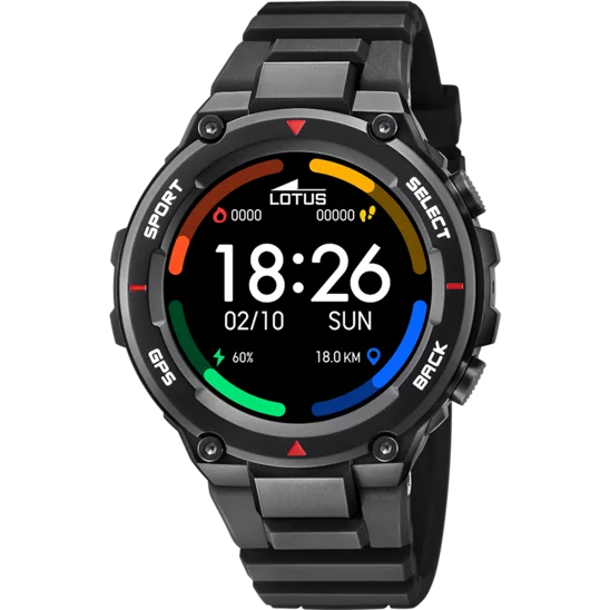 Lotus Orologio Smartwatch Uomo Resina Nero GPS 50024/4 Stainless