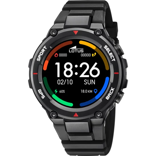 Lotus Orologio Smartwatch Uomo Resina Nero GPS 50024 4 Stainless