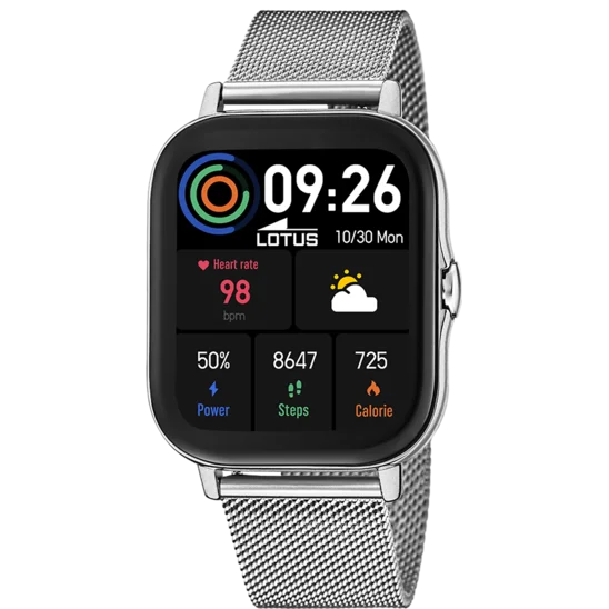 Lotus Orologio Smartwatch Unisex Silver Watch Face 50044 1 Stainless Gioiellerie
