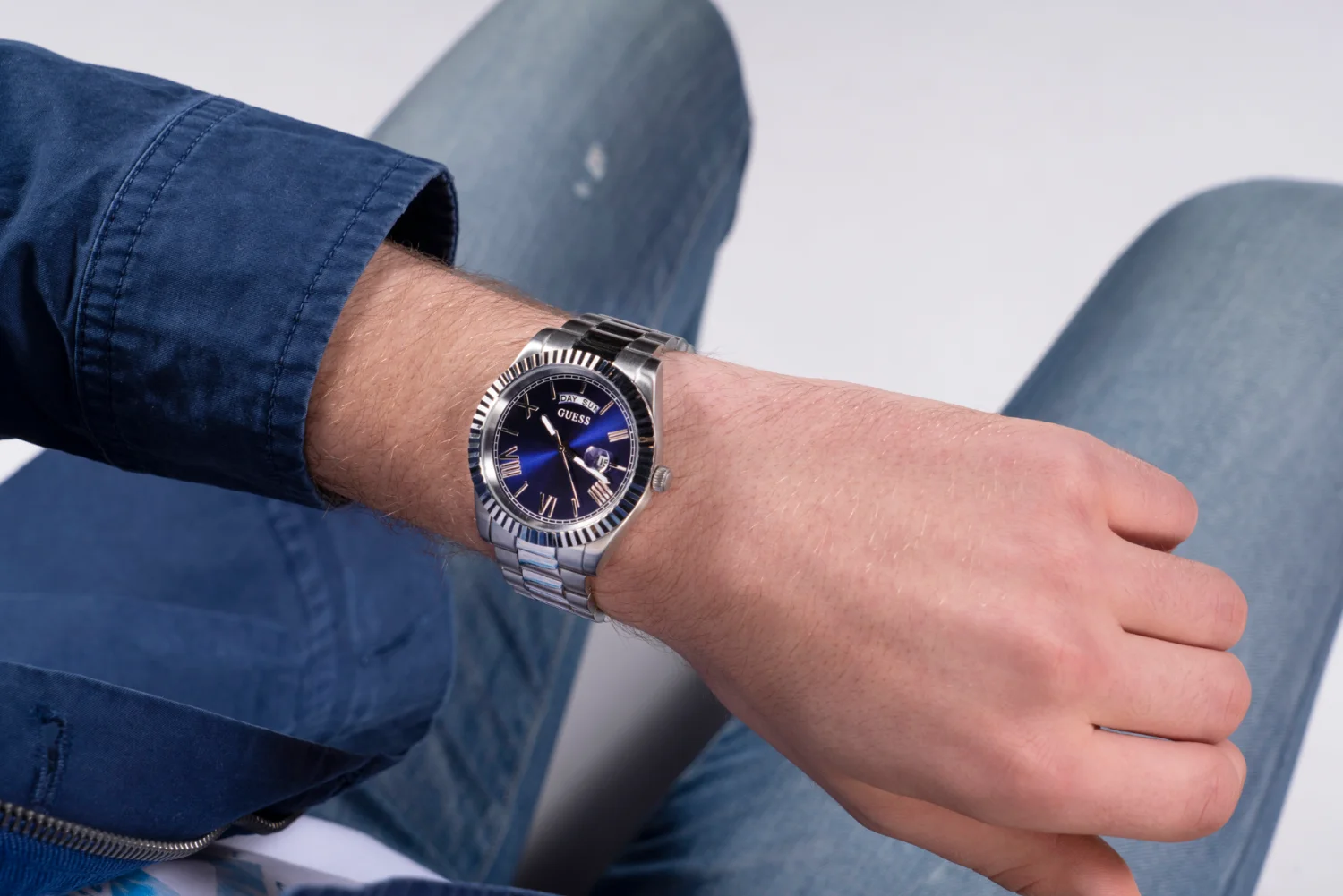 Orologio guess blu on sale